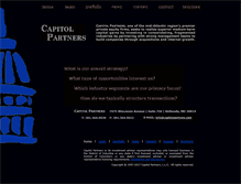Tablet Screenshot of capitolpartners.com